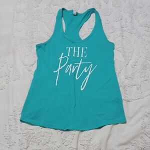 Next Level Apparel Teal 'The Party' Tank Top